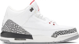 Женские кроссовки Nike Air Jordan 3 Retro GS 'White Cement' 2011