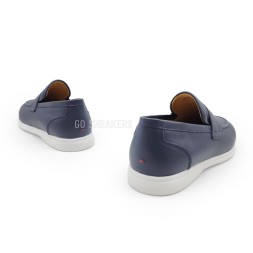 Kiton Loafers Leather Navy