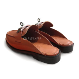 Hermes Leather Sabo Brown