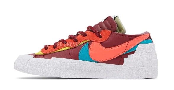 Унисекс кроссовки Nike KAWS x sacai x Blazer Low &amp;#039;Team Red&amp;#039;
