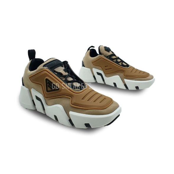 Женские кроссовки Prada Techno Stretch Brown