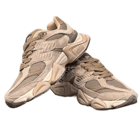 Унисекс кроссовки New Balance 9060 Suede Brown/Cream