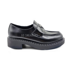Prada Leather Loafers Black