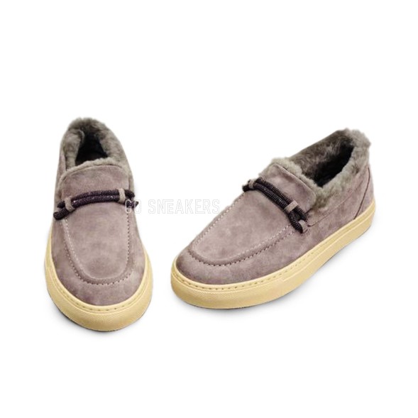 Унисекс зимние мокасины Brunello Cucinelli Winter Suede Dusk 