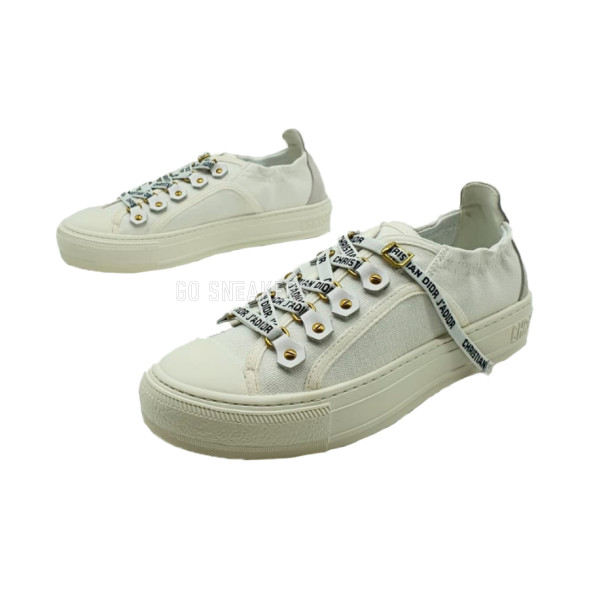 Женские кеды Dior Low Top White Canvas