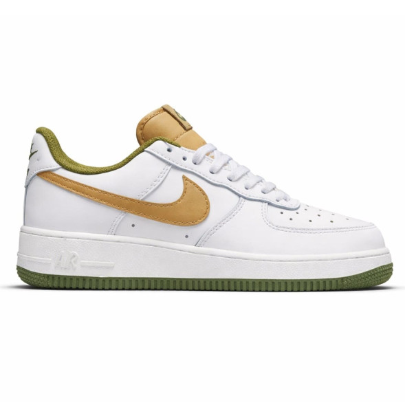 Унисекс кроссовки Nike Air Force 1 Low White/Brown Swoosh