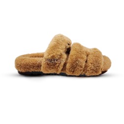 Hermes Flip-flops Wool Brown