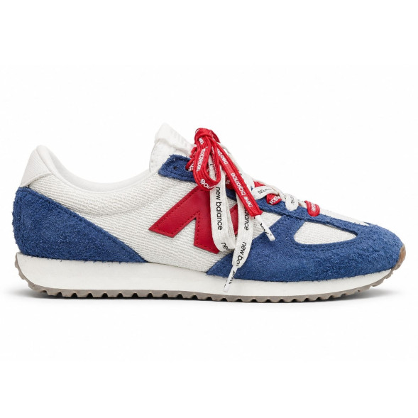 Женские кроссовки New Balance 327 White/Blue/Red