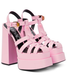 Босоножки Versace La Medusa Pink