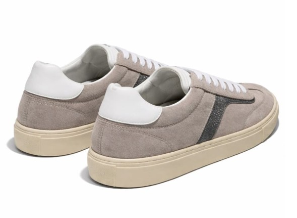 Женские кеды Brunello Cucinelli Classic Suede Grey