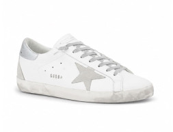 Golden Goose Super-Star White Silver
