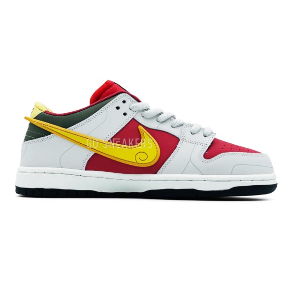 Унисекс кроссовки Nike SB Dunk Low Retro White/Red/Yellow