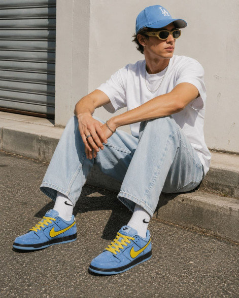 Унисекс кроссовки The Powerpuff Girls X Dunk Low Pro SB Bubbles