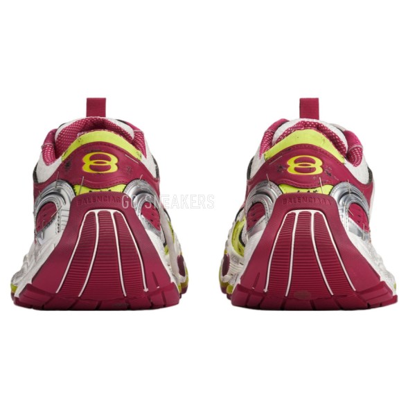 Мужские кроссовки Balenciaga Stapler Sneaker White Pink Yellow