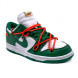 Унисекс кроссовки Off-White x Nike Dunk Low Pine Green