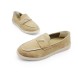 Женские мокасины Prada Mocassins Suede Beige