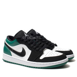 Nike Air Jordan 1 Low White Black Mystic Green