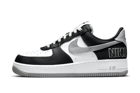 Унисекс кроссовки Nike Air Force Nike 1 Low 07 EMB Raiders Black White