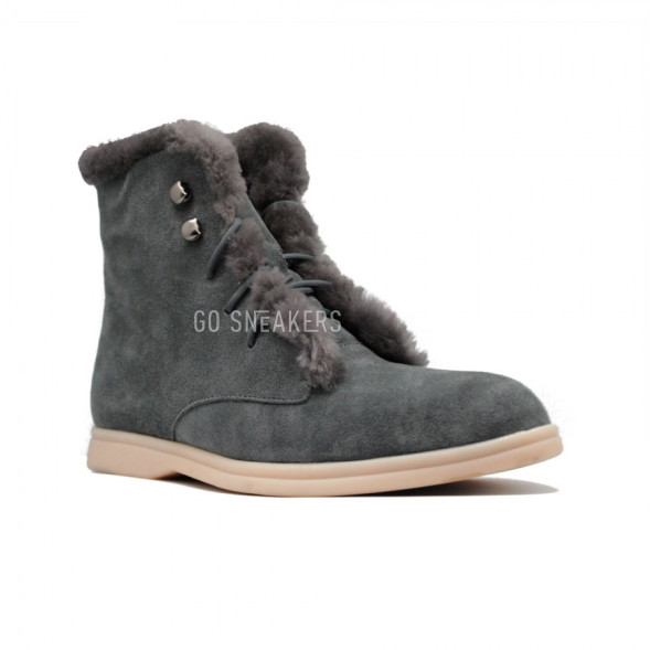 Женские ботинки Loro Piana Shalet - Grey