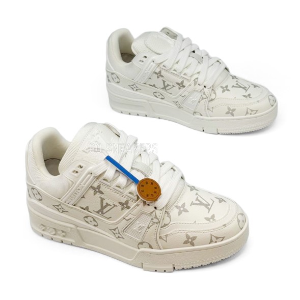 Женские кроссовки Louis Vuitton Trainer Milk Monogram
