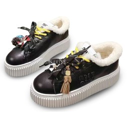 Miu Miu Winter Sneakers Platform Black 