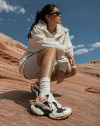 Balenciaga Hike Sneaker Beige Orange