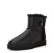 Женские мини угги с пуговицей Bailey Button Mini Metallic Black