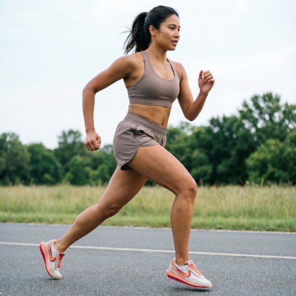 Унисекс кроссовки Nike x Sacai x CLOT LDWaffle Net Orange Blaze