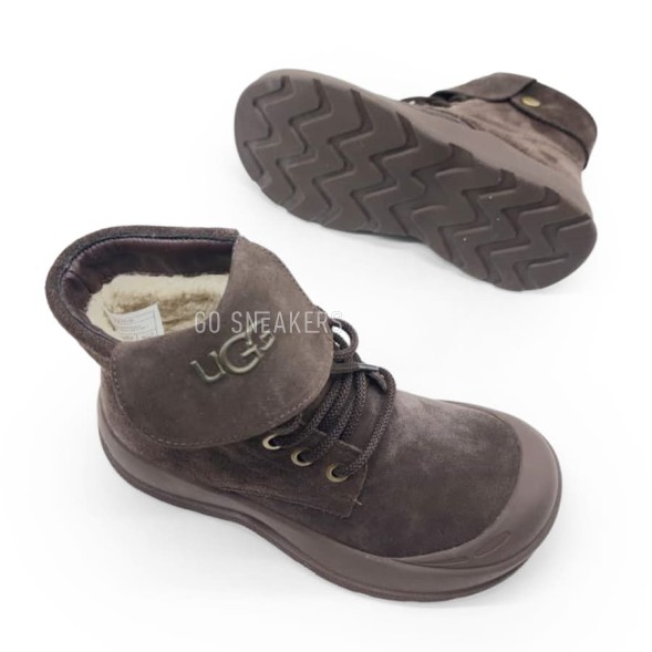 Женские ботинки Ugg Cute Design Series Short Martin Boot Women's Chocolate