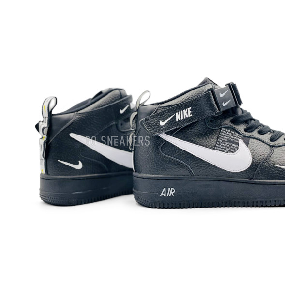 Унисекс зимние кроссовки Nike Air Force 1 ’07 LV8 Mid Utility Black