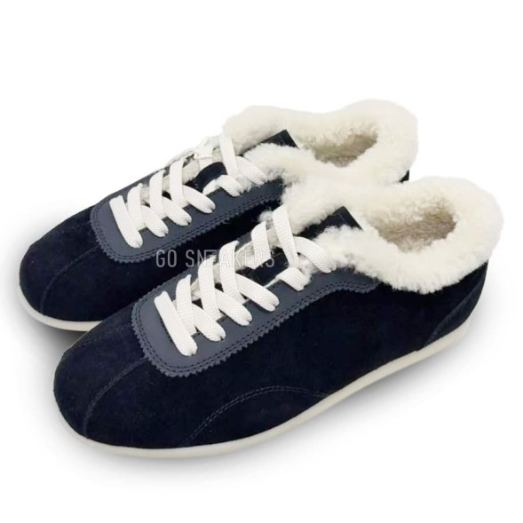 Женские зимние кроссовки Brunello Cucinelli Sneakers Winter Black