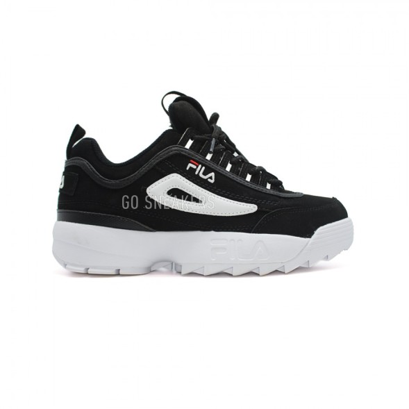 Женские кроссовки FILA Disruptor 2 Black-White 2.0 