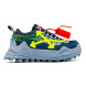 Мужские кроссовки Off-White ODSY-1000 Man Navy/Yellow