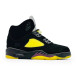 Мужские кроссовки Nike Air Jordan 5 Man Black Yellow