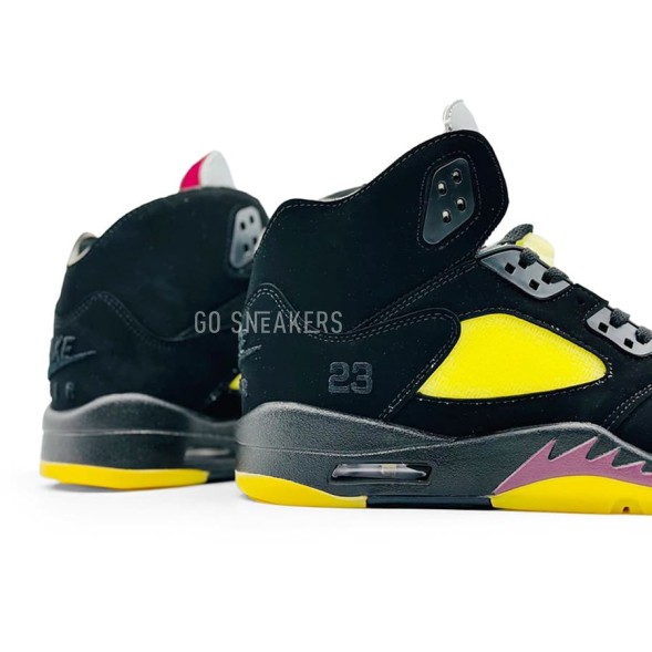 Мужские кроссовки Nike Air Jordan 5 Man Black Yellow