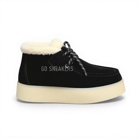 Женские ботинки Miu-Miu Chukka Platform Black