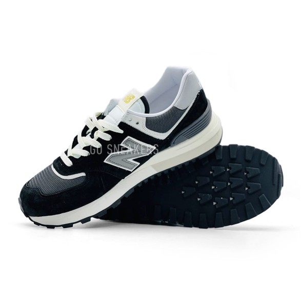 Унисекс кроссовки New Balance 574 Suede/Textile Black