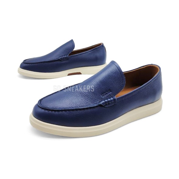 Мужские лоферы Hugo Boss Loafers Leather Navy